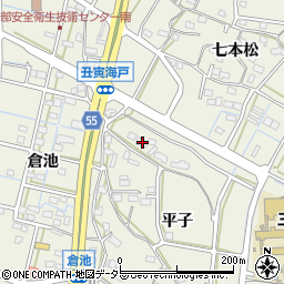 愛知県東海市加木屋町平子5-1周辺の地図