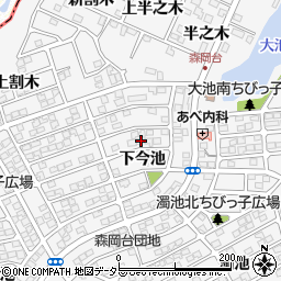愛知県知多郡東浦町森岡下今池1-40周辺の地図
