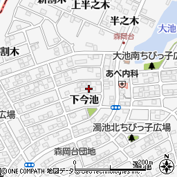 愛知県知多郡東浦町森岡下今池1-43周辺の地図