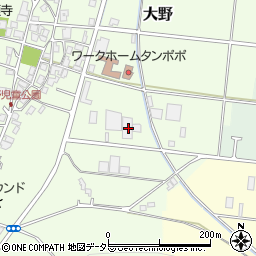 兵庫県西脇市大野160周辺の地図