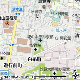 清水小路 坂のホテル京都周辺の地図