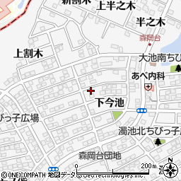 愛知県知多郡東浦町森岡下今池1-32周辺の地図