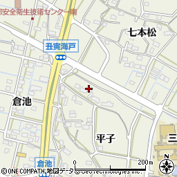 愛知県東海市加木屋町平子5周辺の地図