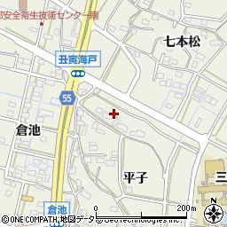 愛知県東海市加木屋町平子5周辺の地図