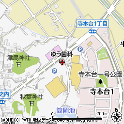 愛知県知多市八幡筒岡周辺の地図