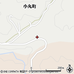 愛知県岡崎市小丸町後ロ周辺の地図