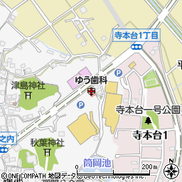 愛知県知多市八幡（筒岡）周辺の地図