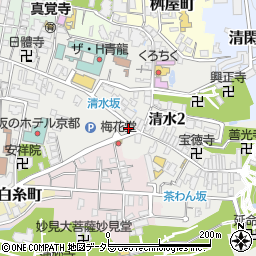 飯田昆布店周辺の地図