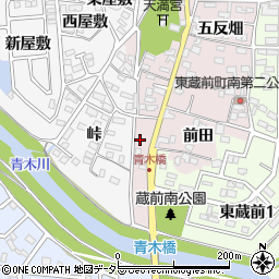愛知県岡崎市東蔵前町火打山37周辺の地図