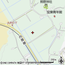 千葉県館山市安東周辺の地図