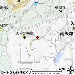 静岡県静岡市清水区南矢部646周辺の地図