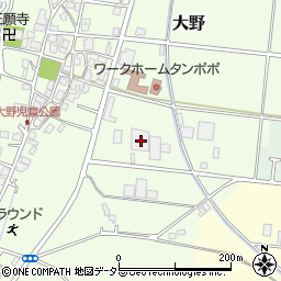 兵庫県西脇市大野163-1周辺の地図