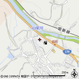 岡山県美作市土居2568周辺の地図