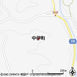 愛知県岡崎市中伊町周辺の地図