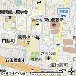 京都府京都市東山区竹村町149周辺の地図