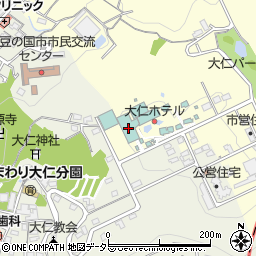 大仁ホテル周辺の地図