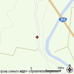 広島県庄原市東城町小奴可1503-2周辺の地図