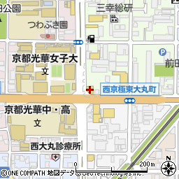 ザ・めしや西京極店周辺の地図