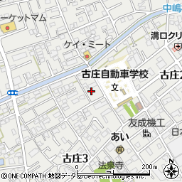 静岡県静岡市葵区古庄周辺の地図
