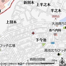 愛知県知多郡東浦町森岡下今池1-24周辺の地図