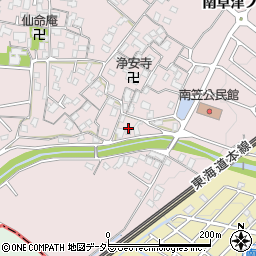 滋賀県草津市南笠町1226周辺の地図