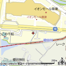 滋賀県草津市新浜町317周辺の地図