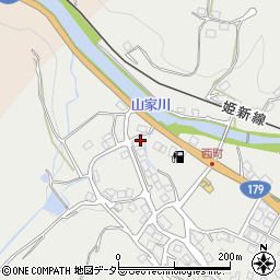 岡山県美作市土居2529周辺の地図