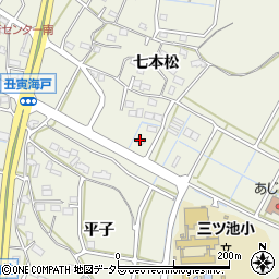 愛知県東海市加木屋町七本松112周辺の地図
