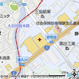 ヤマダデンキテックランド静岡国吉田店周辺の地図