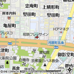 松籟園周辺の地図
