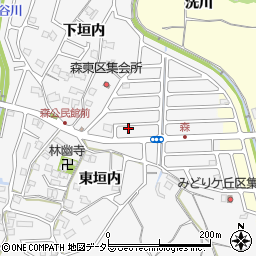 京都府亀岡市篠町森東垣内1-29周辺の地図
