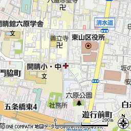 京都府京都市東山区竹村町145周辺の地図