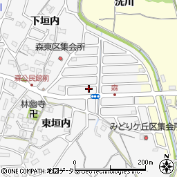 京都府亀岡市篠町森東垣内1-33周辺の地図