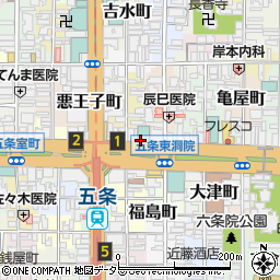 京都府京都市下京区松屋町周辺の地図
