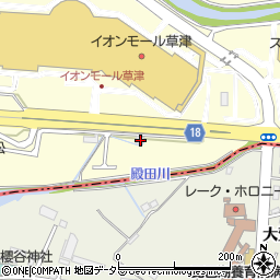 滋賀県草津市新浜町350周辺の地図