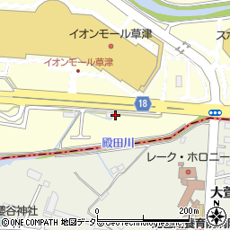 滋賀県草津市新浜町352周辺の地図