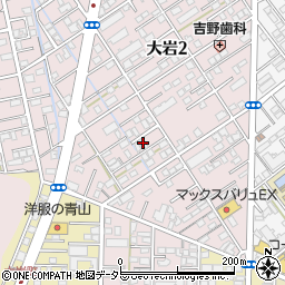 指圧マッサージまごころ周辺の地図