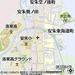 京都府京都市山科区安朱馬場ノ西町35-1周辺の地図