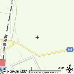 広島県庄原市東城町小奴可2718周辺の地図
