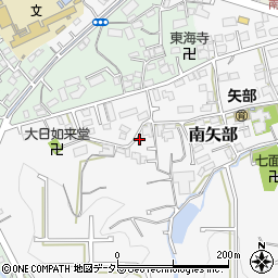 静岡県静岡市清水区南矢部654周辺の地図