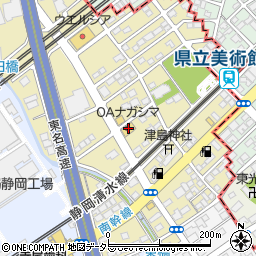ＺＯＡ　ＯＡ　ＮＡＧＡＳＨＩＭＡ静岡国吉田店周辺の地図