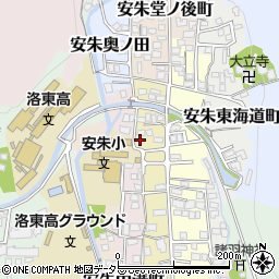京都府京都市山科区安朱馬場ノ西町35周辺の地図