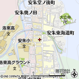 京都府京都市山科区安朱馬場ノ西町36周辺の地図