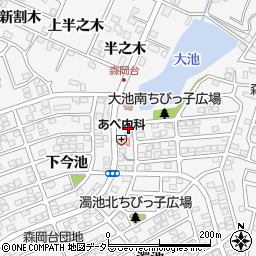 愛知県知多郡東浦町森岡下今池1-127周辺の地図