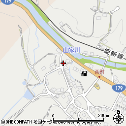 岡山県美作市土居2526周辺の地図