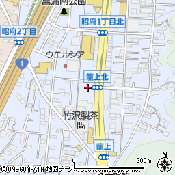 はま寿司静岡平和店周辺の地図