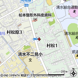 村松中自治会館周辺の地図