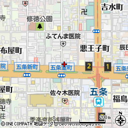 京都府京都市下京区坂東屋町286周辺の地図