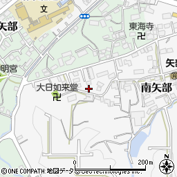 静岡県静岡市清水区南矢部634-2周辺の地図