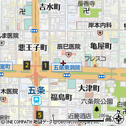 京都府京都市下京区松屋町438周辺の地図